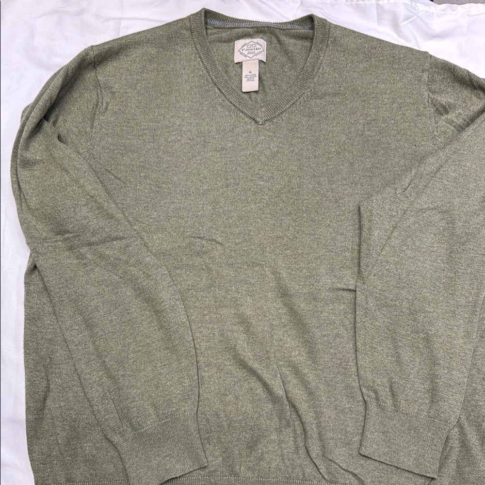 St. John's Bay Green Men's Sweater